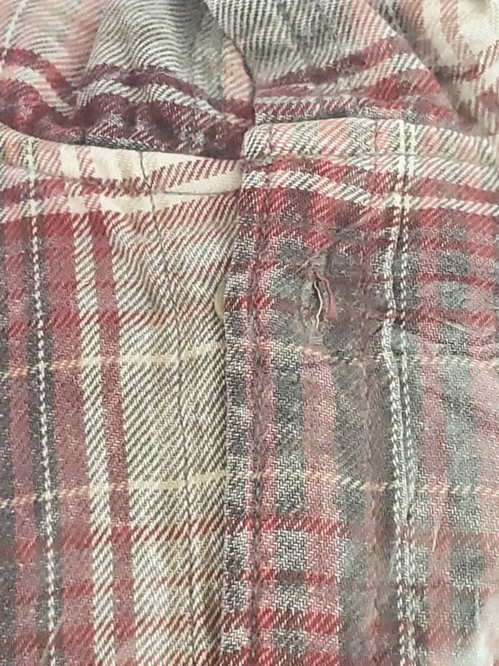 Old Navy Boys Long Sleeve Plaid Button Up Shirt with Hood Sm (6/7) NWT